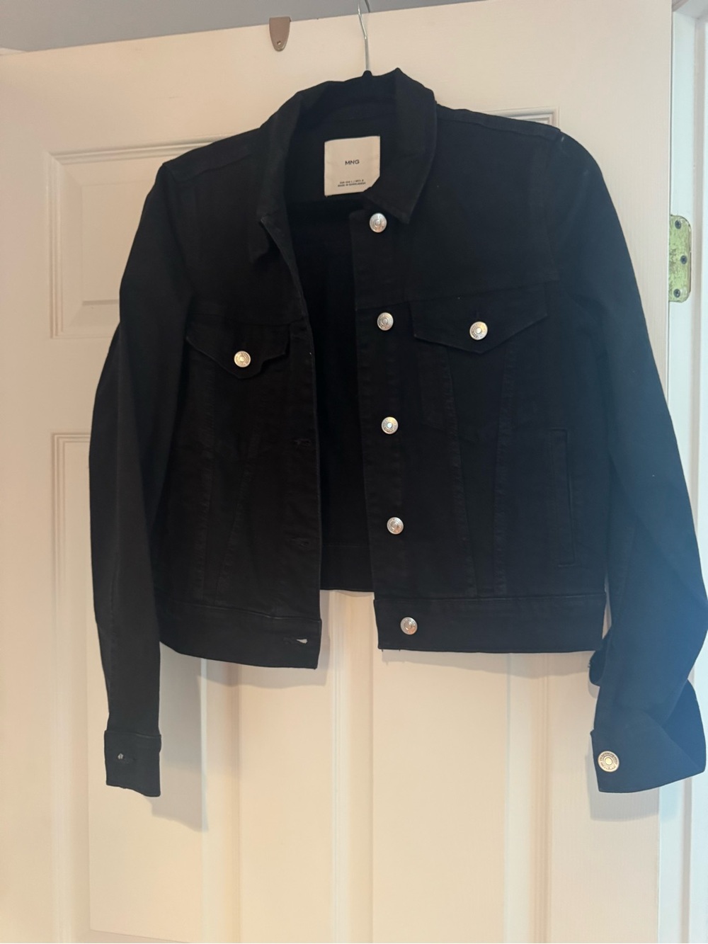 Mango (MNG) Black Garment with White Label